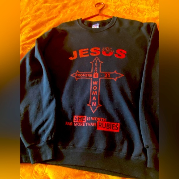 One Step Cross Tops - Bible Scripture Psalms 31 Virtuous Women Sweatshirt
